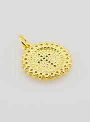 Médaille Croix Dentelée - 15mm