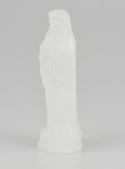 Statue ND de Lourdes en Cristal de Roche - 10cm