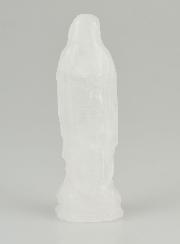 Statue ND de Lourdes en Cristal de Roche - 10cm