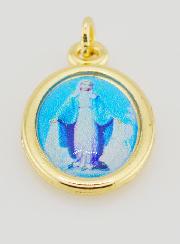 Médaille Vierge Miraculeuse Dorée - 25mm
