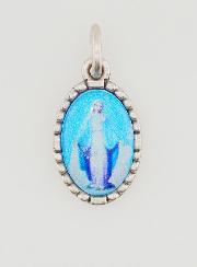 Médaille Bord Torsadé 15mm - Vierge Miraculeuse