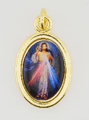 Médaille Christ Miséricordieux Dorée - 25mm
