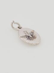 Médaille Bord Torsadé 15mm - Vierge Noire