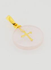 Médaille Translucide Avec Croix