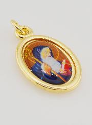 Médaille Saint Benoît Dorée - 25mm