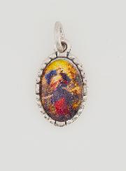 Médaille Bord Torsadé 15mm - Marie qui Défait les Noeuds