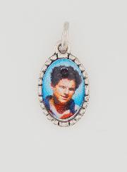 Médaille Bord Torsadé 15mm - Saint Carlo Acutis