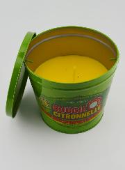 Bougie Citronnelle Seau Métal - Vert