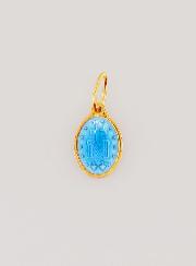 Médaille Miraculeuse en Argent Doré & Émail - 10mm