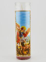 Bougie en Verre - Saint Michel & Prière