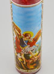 Bougie en Verre - Saint Michel & Prière