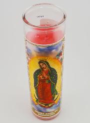 Bougie en Verre - ND de Guadalupe & Prière