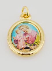 Médaille Saint Joseph Dorée - 25mm