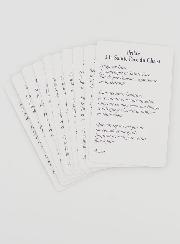 Lot de 10 Cartes de Prière - Linceul de Turin