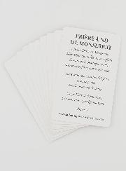 Lot de 10 Cartes de Prière à N-D de Montserrat