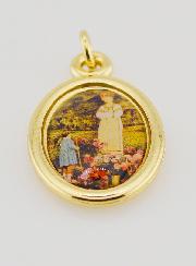 Médaille Notre Dame de la Salette Dorée - 25mm