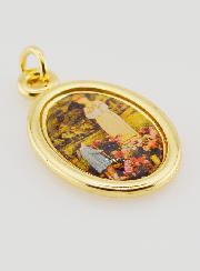 Médaille Notre Dame de la Salette Dorée - 25mm