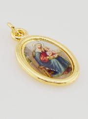 Médaille de Sainte Anne Dorée - 25mm