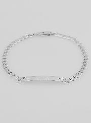 Gourmette Homme en Argent - Maille 4mm