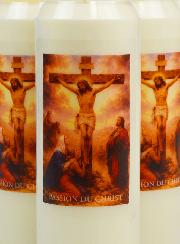 Lot de 6 Bougies de Neuvaine la Passion du Christ