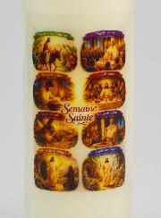 Bougie de Neuvaine Semaine Sainte