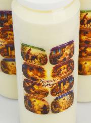 Lot de 3 Bougies de Neuvaine Semaine Sainte