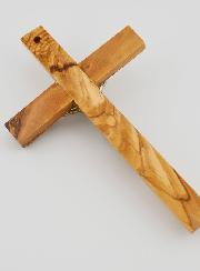 Crucifix en Bois d'Olivier - 18cm