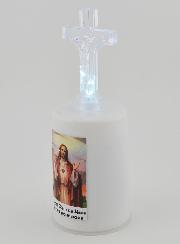 Bougie d'Église à Led Sacré Coeur de Jésus