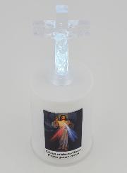 Bougie d'Église à Led Christ Miséricordieux