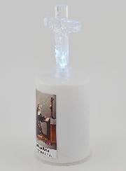 Bougie d'Église à Led Sainte Rita