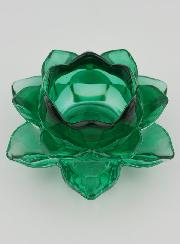 Bougeoir Fleur de Lotus - Vert