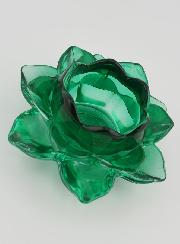 Bougeoir Fleur de Lotus - Vert