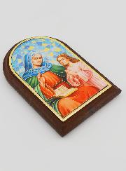 Icône à Poser Sainte Anne - 10cm