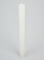 Bougie de Prière Teintée Masse - Blanc