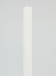 Bougie de Prière Teintée Masse - Blanc