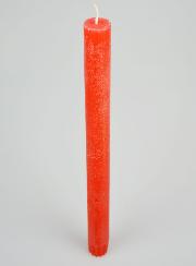 Bougie Teintée Masse 27cm - Rouge Rosé