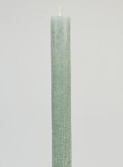 Bougie Teintée Masse 27cm - Vert Jade