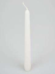Bougie Teintée Masse Conique 24cm - Blanc