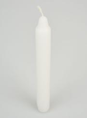 Bougie Teintée Masse 18cm - Blanc
