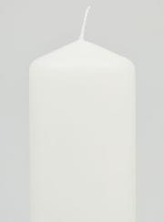 Bougie de Décoration Blanche - 17cm