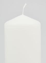 Bougie de Décoration Blanche - 15cm