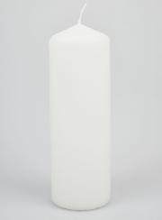 Bougie de Décoration Blanche - 20cm