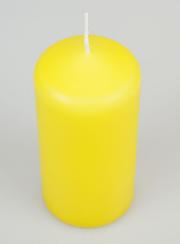 Bougie Décoration 12cm - Jaune