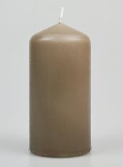 Bougie Décoration 12cm - Taupe