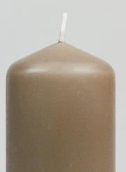 Bougie Décoration 12cm - Taupe