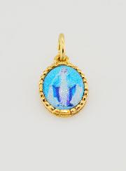 Médaille Bord Torsadé 15mm - Vierge Miraculeuse