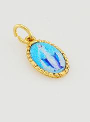 Médaille Bord Torsadé 15mm - Vierge Miraculeuse