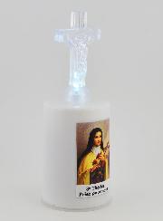 Bougie d'Église à Led Sainte Thérèse