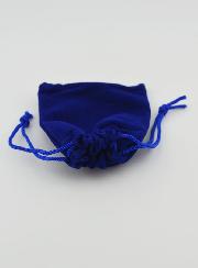 Pochette Chapelet Cadeau Velours 9cm - Bleu