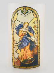 Photophore LED - Marie qui Défait les Noeuds & Prière